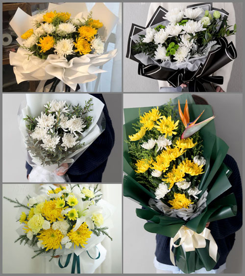 内蒙古呼和浩特清水河县韭菜庄乡白事花束代送